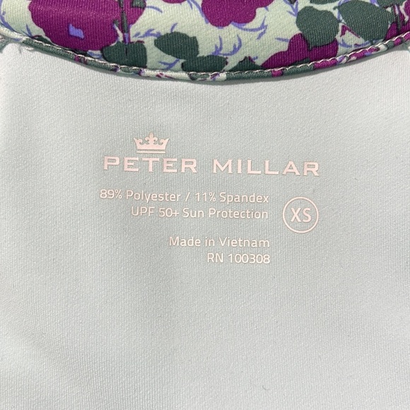 Golf jacket Peter Millar UPF 50+ athletic full zip size XS - Picture 9 of 14